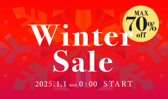 最大70％OFFのWINTER SALEが スタート‼